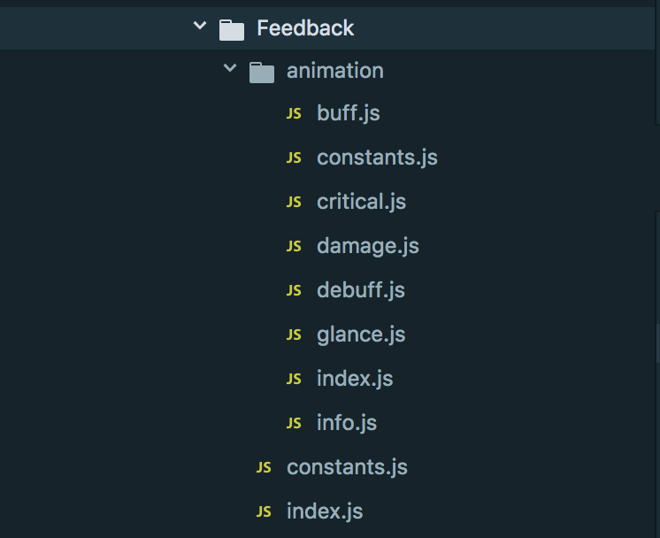 feedback ui module structure
